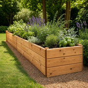 Premium Long Wood Raised Bed